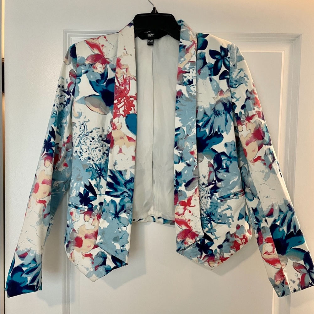 Floral blazer
